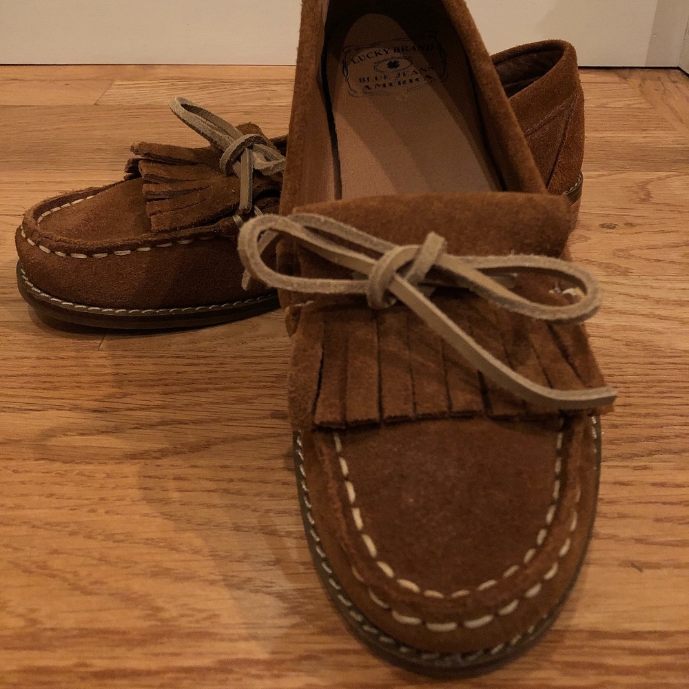 LUCKY BRAND Blue Jeans America 7.5 Loafer